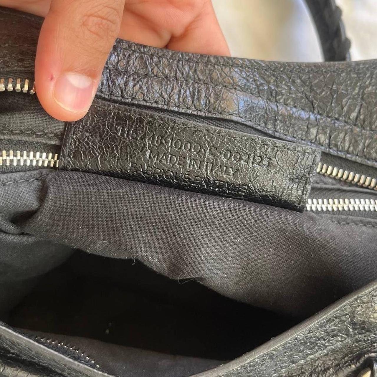 Authentic Balenciaga Classic City Bag – Black with Silver Hardware (Medium)