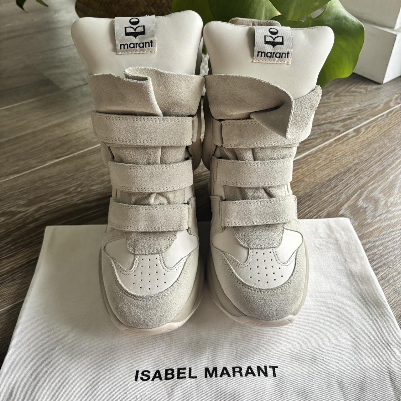 Isabel Marant Women's Cream and White Trainers
